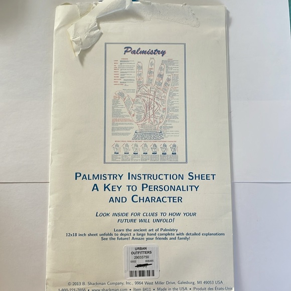 Palmistry 12”x18” poster - Picture 2 of 4